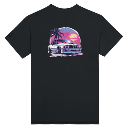 BMW E30 M3 Herren T-Shirt aus schwerer Baumwolle mit klassischem Motorsport-Design und langlebiger Verarbeitung