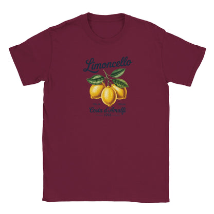 Limoncello Italien T-Shirt mit Zitronenmotiv, weich und nahtlos, ideal für den Sommer