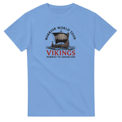 Wikinger T-Shirt aus schwerer Baumwolle mit Wikinger-Druck und klassischer Passform für echte Männer