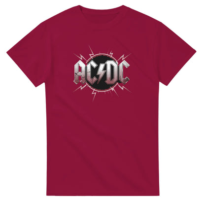 AC DC T-Shirt aus schwerer Baumwolle mit klassischem Schnitt und auffälligem Bandlogo für Hard Rock Fans