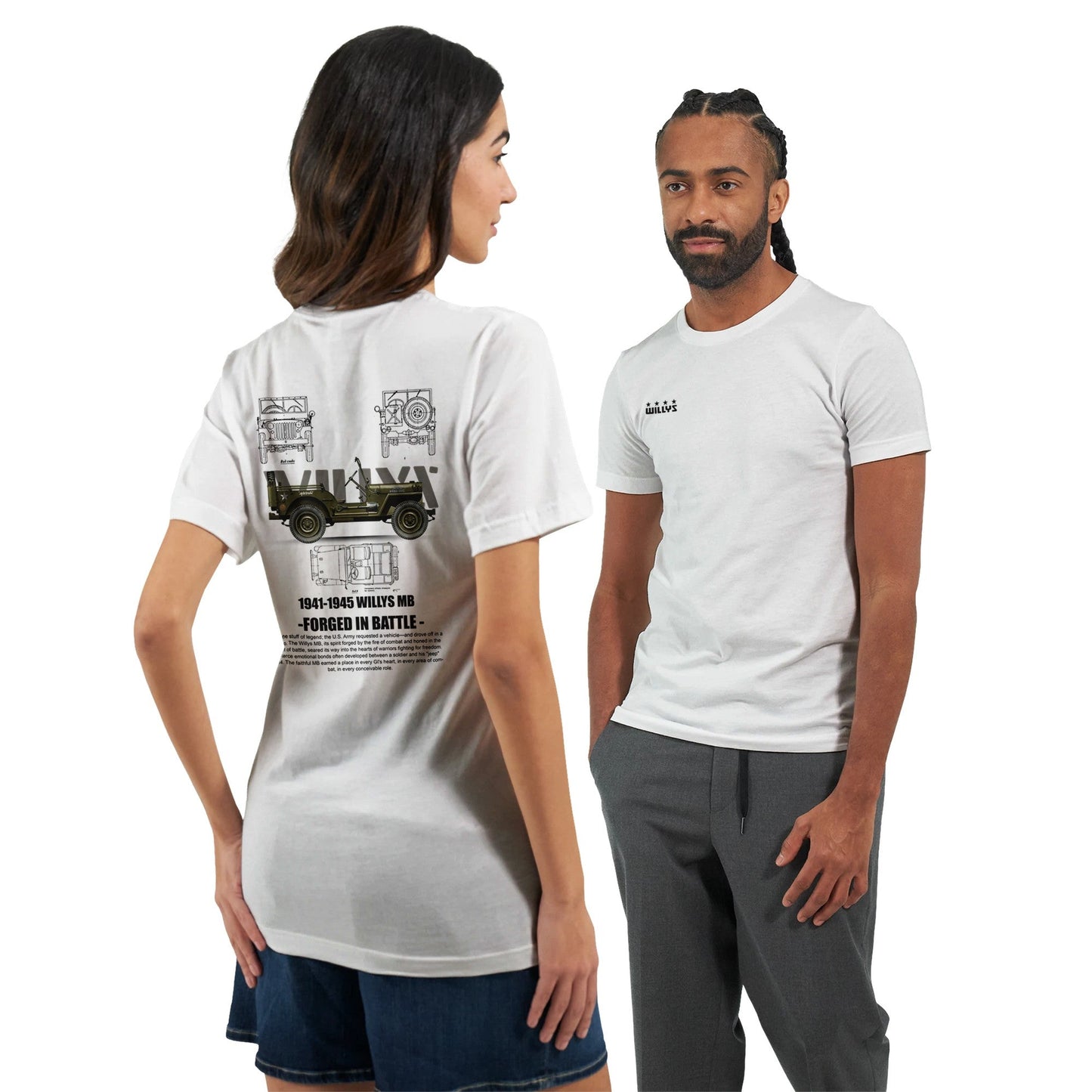 willys jeep t-shirt im vintage-stil mit offroad-grafik für jeep-liebhaber, weiches baumwollshirt, unisex, atmungsaktiv und komfortabel