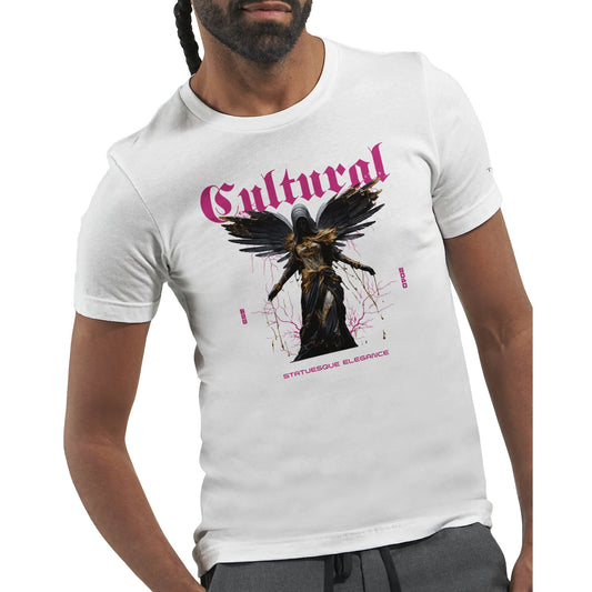 Premium Unisex T-Shirt aus weicher Airlume-Baumwolle mit kultigem Streetwear-Print und körperbetonter Passform
