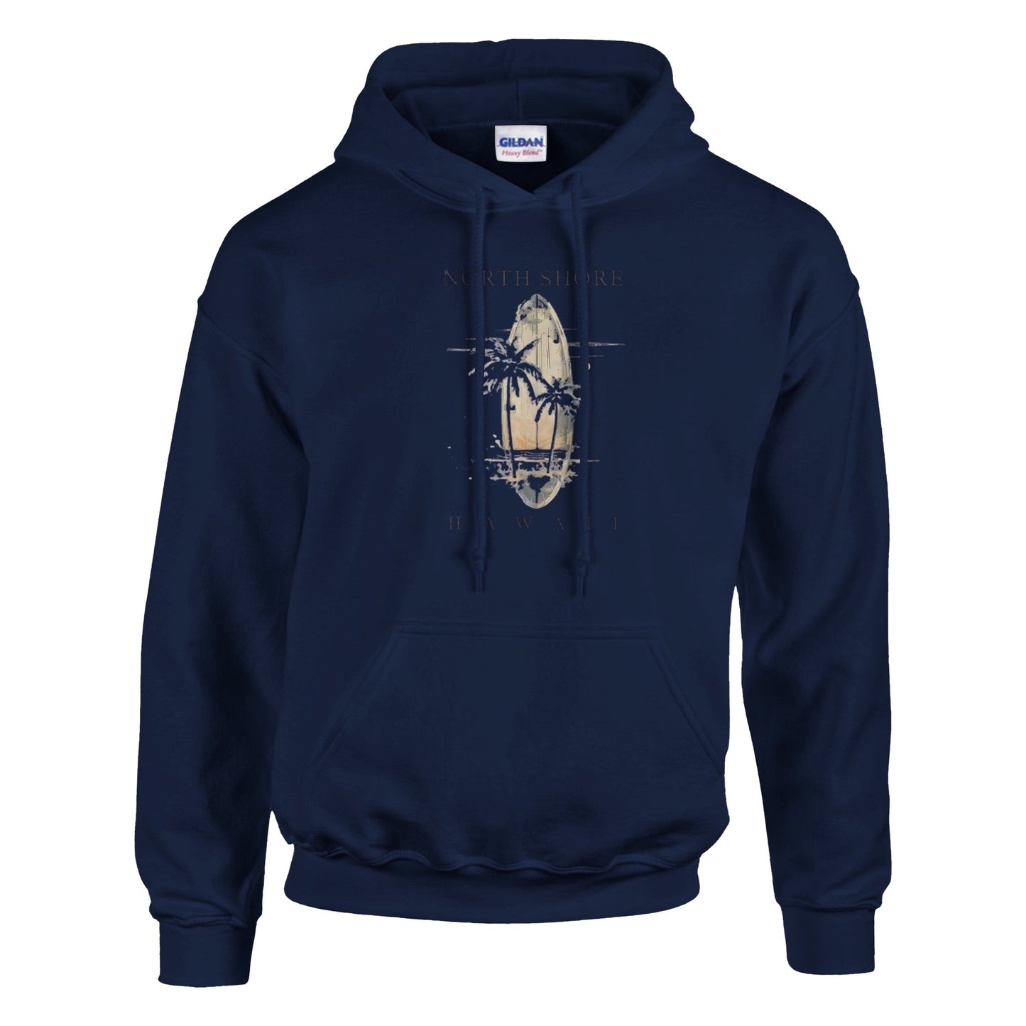 pullover hoodie sommer feeling hawaii aus baumwoll-polyester-mischung mit kapuze und kängurutasche, weich und kuschelig