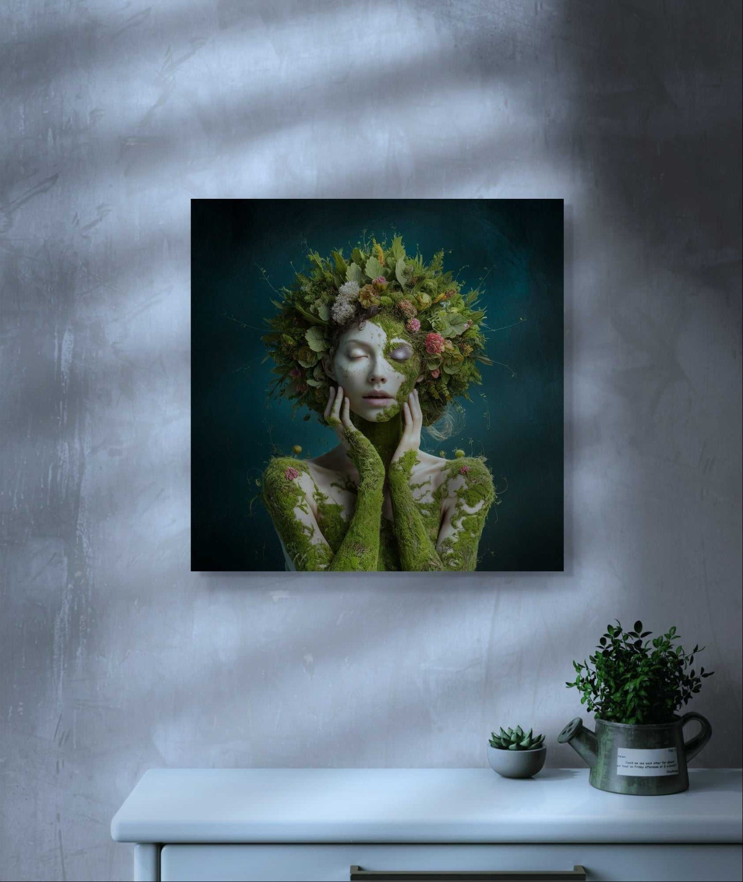 Green Dream V Print Art Kunstprint - Shenmi