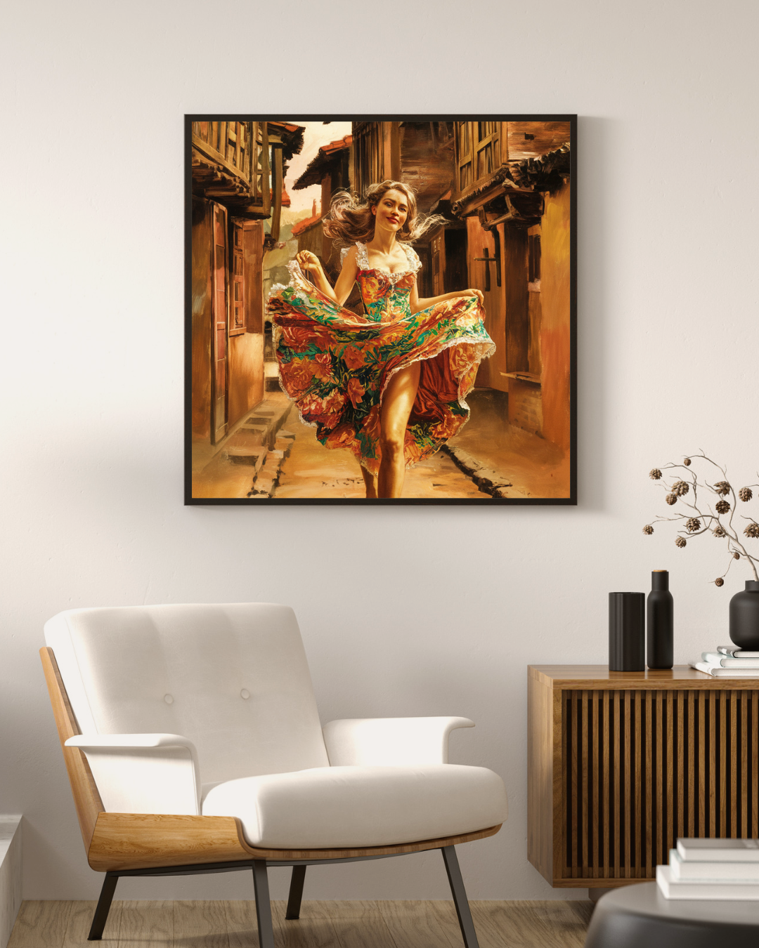 Dancing Fantasy Wandbild