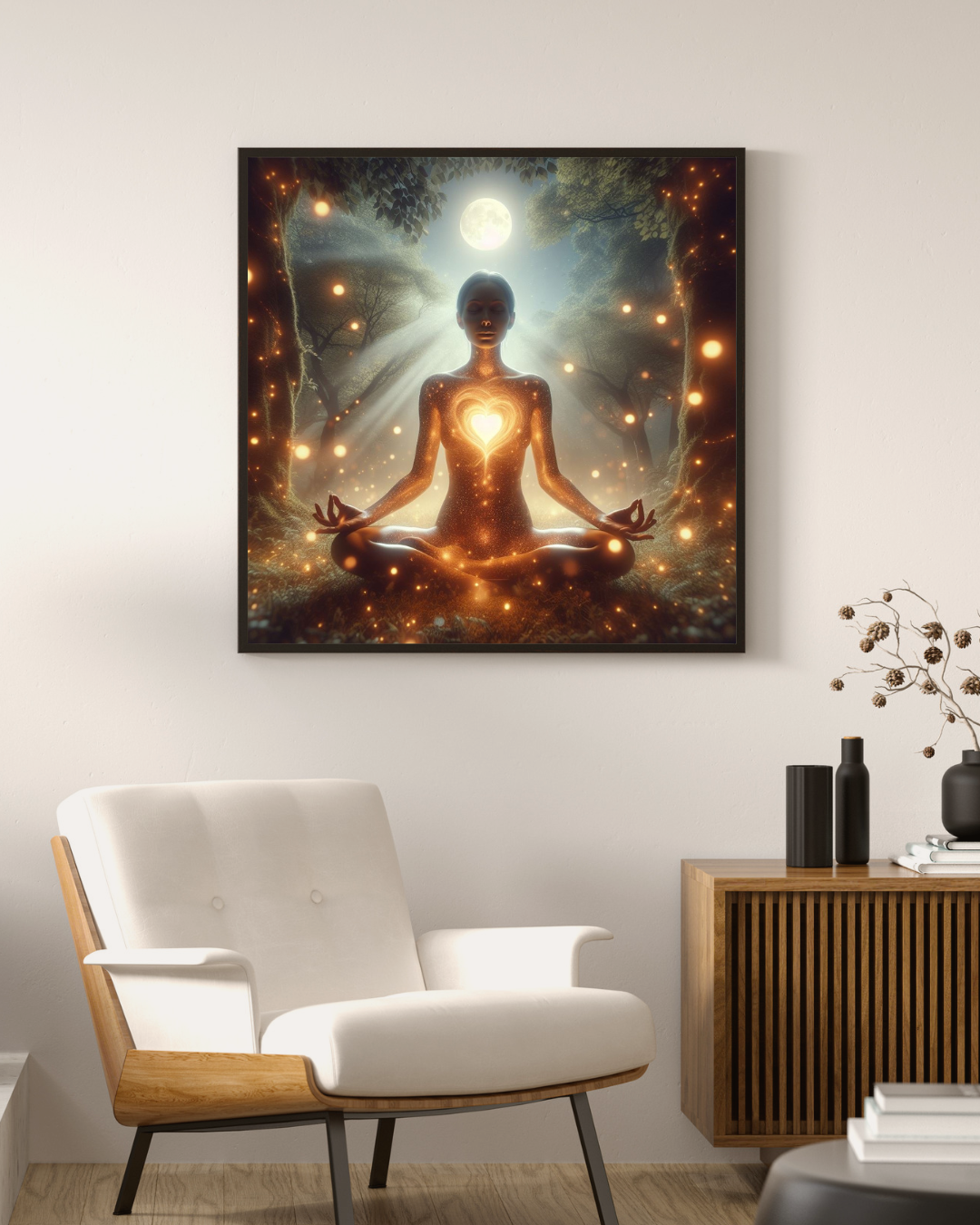 Yoga Energy Art Print