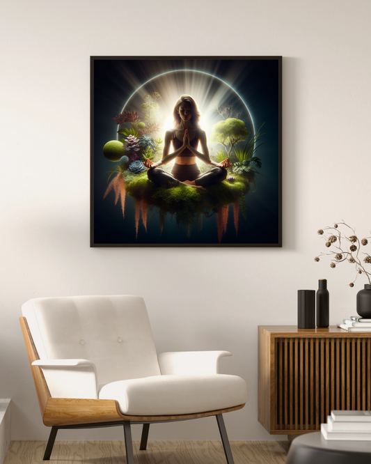 Inside Meditation Acrylic Glass Art Print