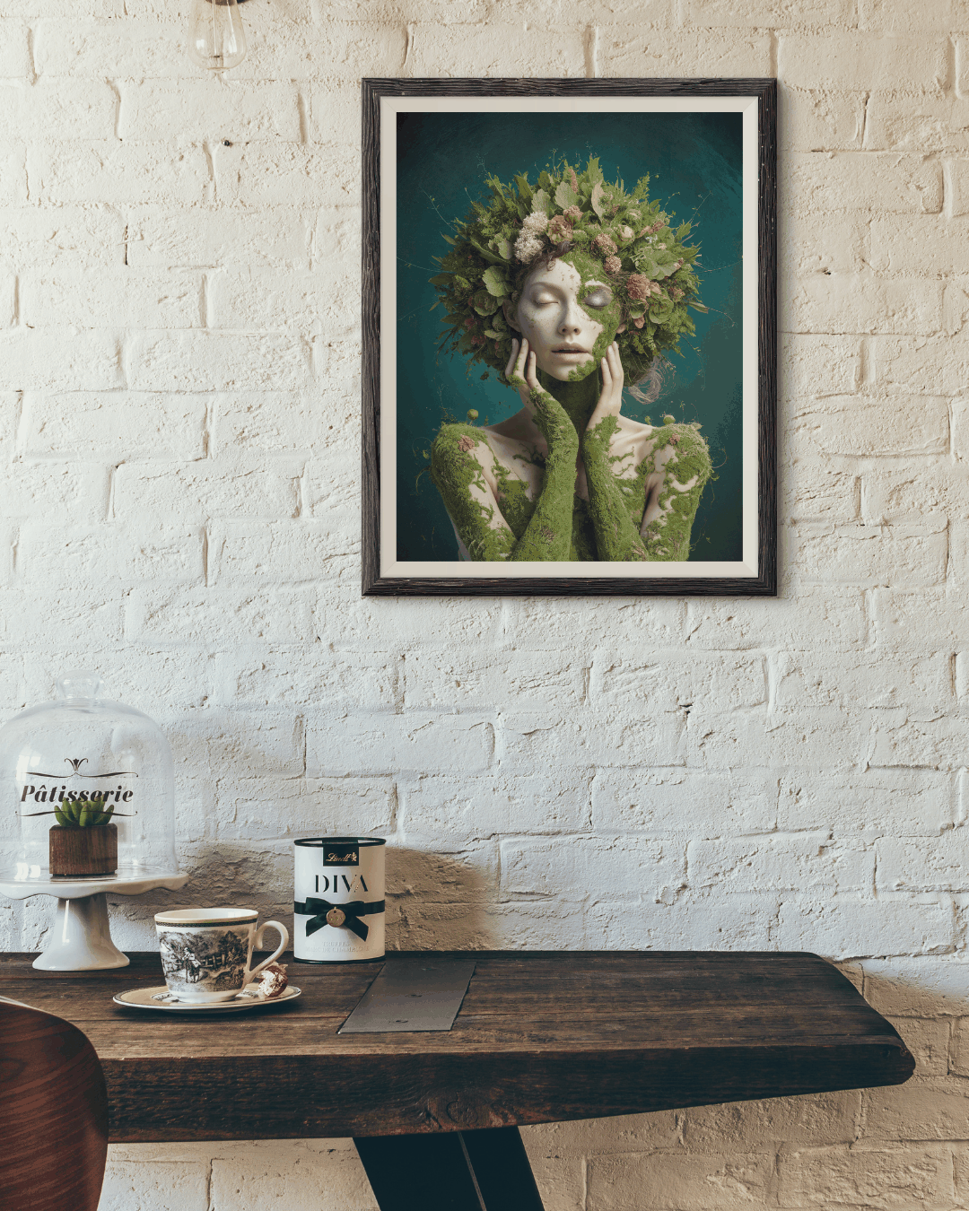 Green Dream V Print Art Kunstprint