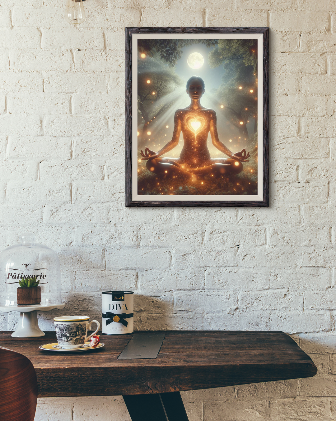 Yoga Energy Art Print