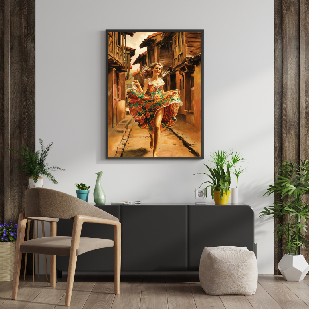 Dancing Fantasy Wandbild