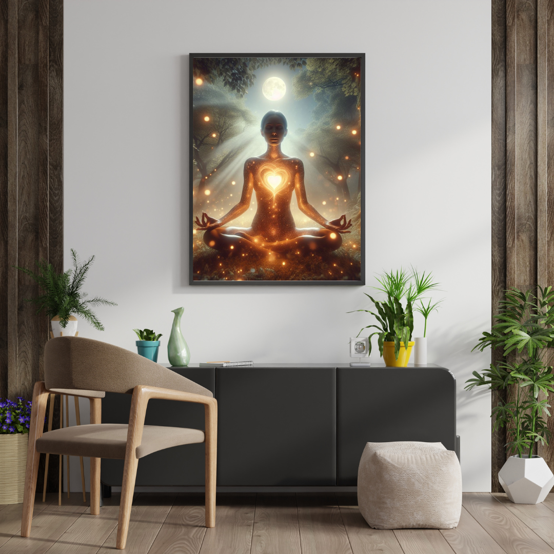 Yoga Energy Art Print