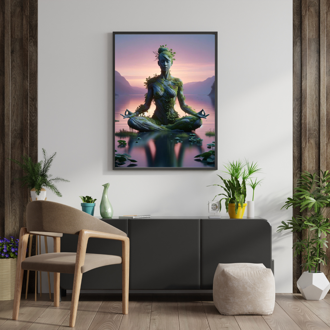 Nature Meditation Art Print