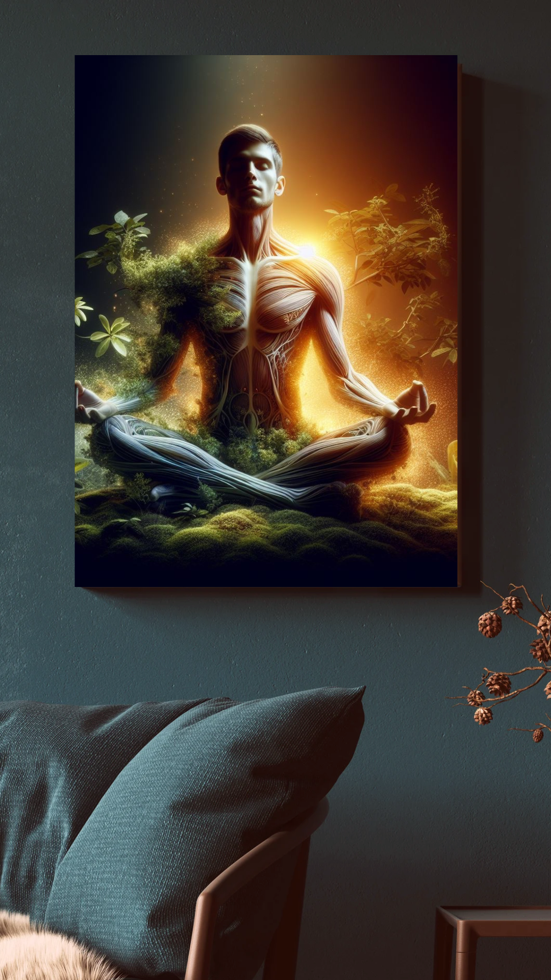 Yoga Poses Art Print