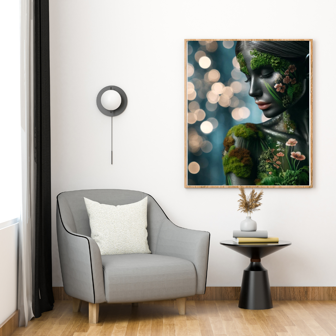 Green Sleep Kunstprint Wandbild