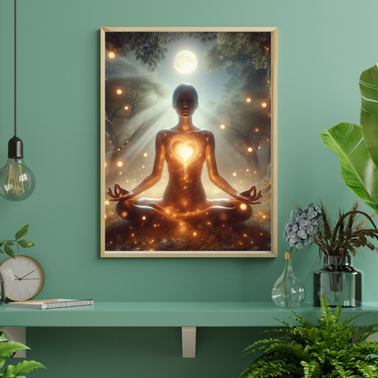 Yoga Energy Art Print