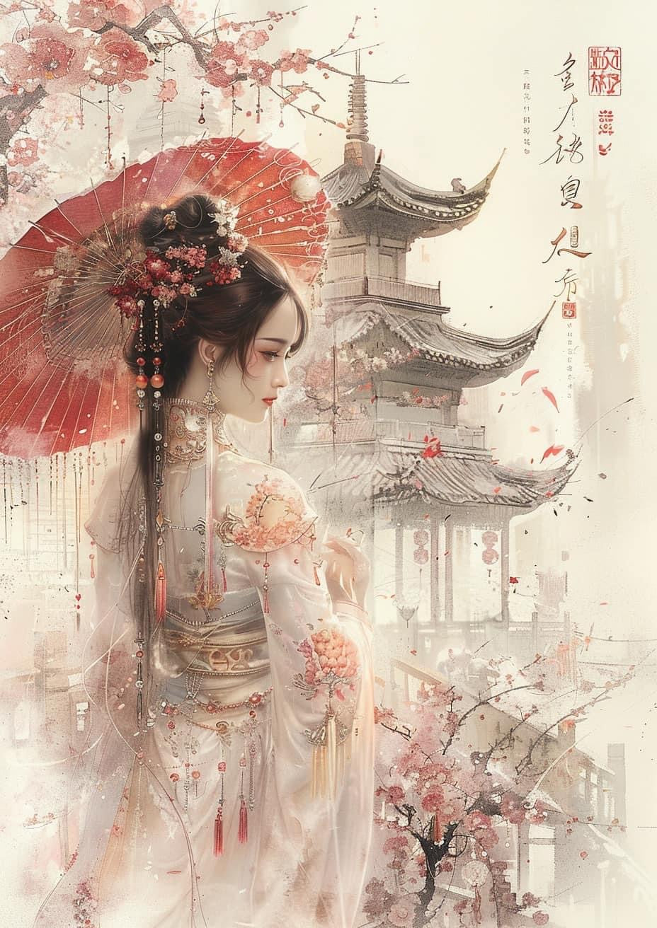 Asian Dreaming VIII Art Print Wandbild - Shenmi