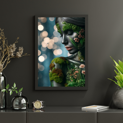 Green Sleep Kunstprint Wandbild