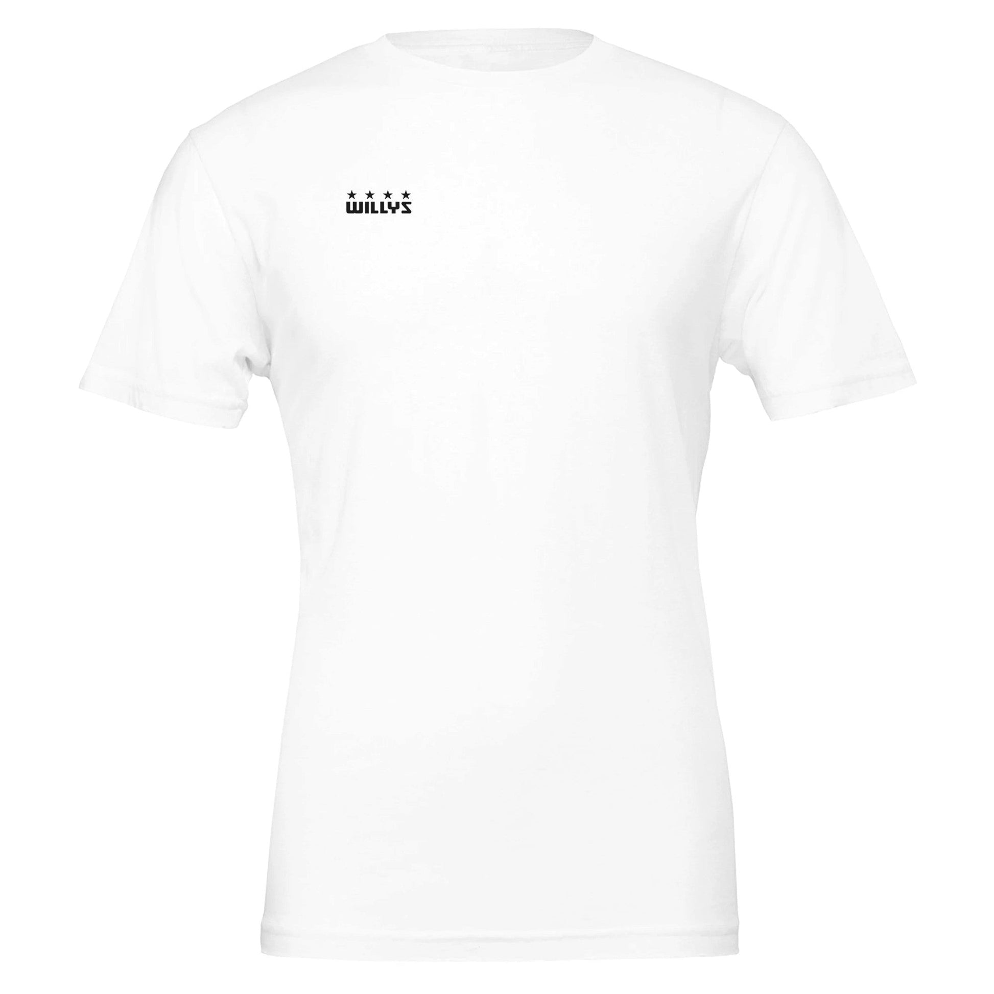 Willys Jeep T-Shirt mit Vintage-Grafik für Offroad-Enthusiasten, weißes Baumwollshirt, atmungsaktiv und bequem