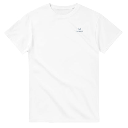Lira Streetart Unisex T-Shirt aus schwerer 100% Baumwolle mit klassischer Passform und doppelt genähten Säumen, weiß.