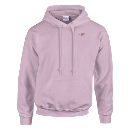 Men's Rocker Biker Hoodie in soft cotton-polyester blend with double-lined hood and front pocket