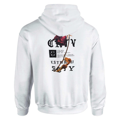 Weißer Lira Bequemer Hoodie mit urbanem Stil und komfortablem Design für den täglichen Gebrauch