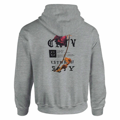 Lira Bequemer Hoodie grauer Kapuzenpullover mit urbanem Design für den Alltag