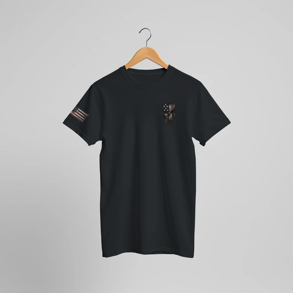 Schwarzes weiches Unisex T-Shirt mit dezentem Print, bequem und stilvoll für Alltag und Individualität