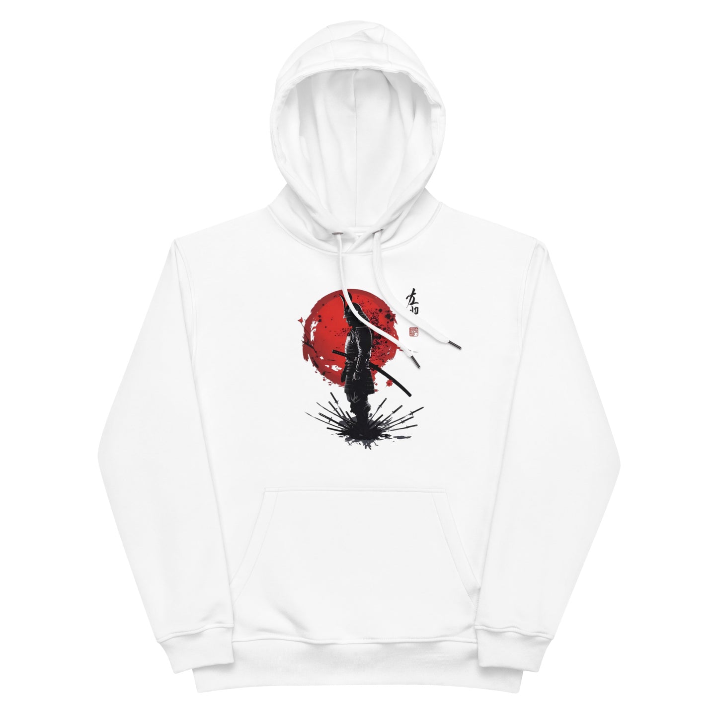 Hochwertiger Bio Hoodie Samurai