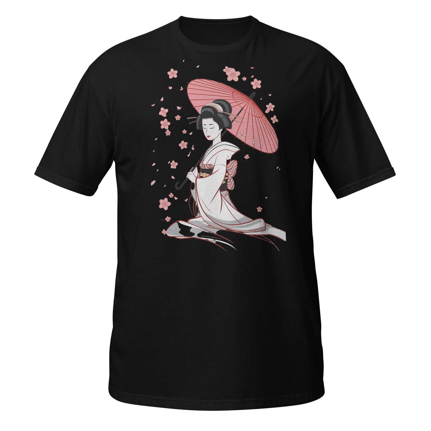 Asian Style Black Unisex-T-Shirt