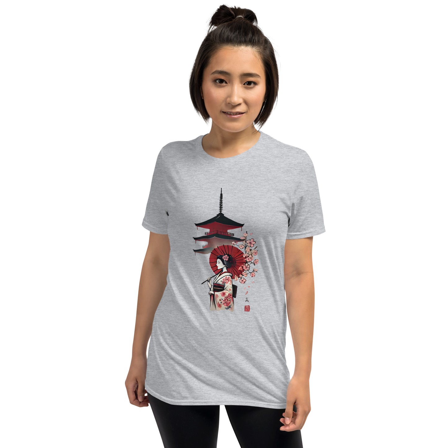 Asian Temple Unisex-T-Shirt