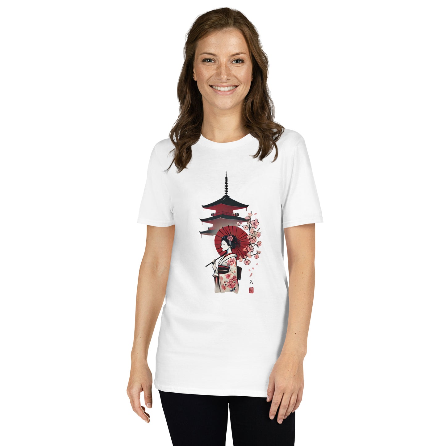 Asian Temple Unisex-T-Shirt