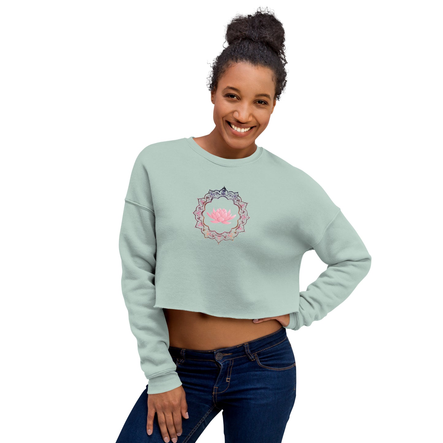 Crop-Pullover Yoga Style